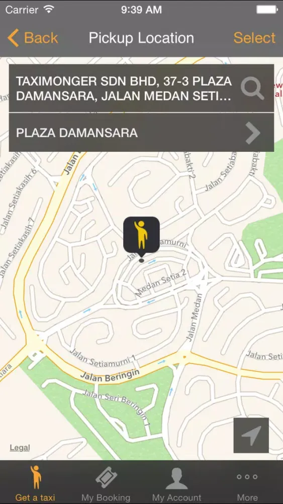 CAB2klia سکرین شاٹس