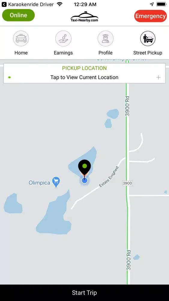 Captures d'écran de Taxi Nearby Driver