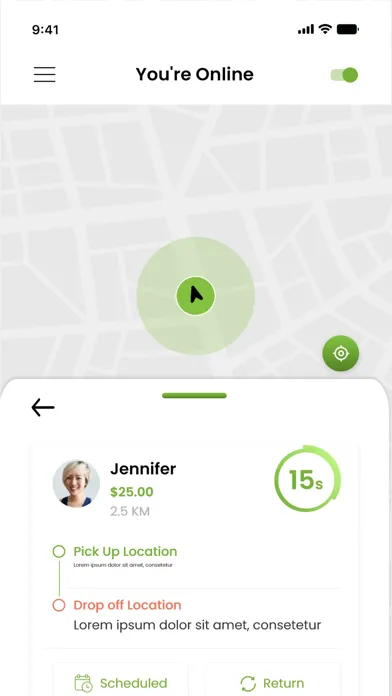 Zrzuty ekranu Zapp - taxi pilot