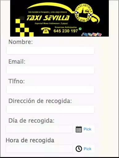 Zrzuty ekranu SEVILLA AIRPORT TAXI
