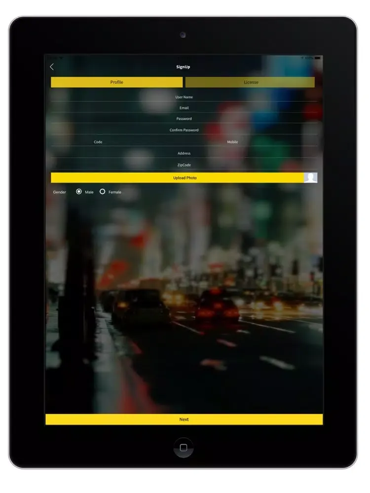 Screenshot di TaxiSoftR Driver iPad 