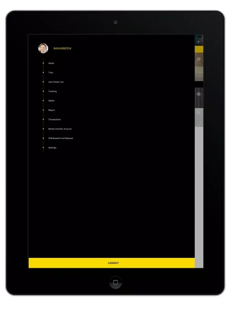Screenshot di TaxiSoftR Driver iPad 