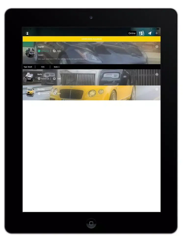 Screenshot di TaxiSoftR Driver iPad 