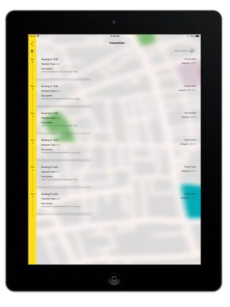 Screenshot di TaxiSoftR Driver iPad 