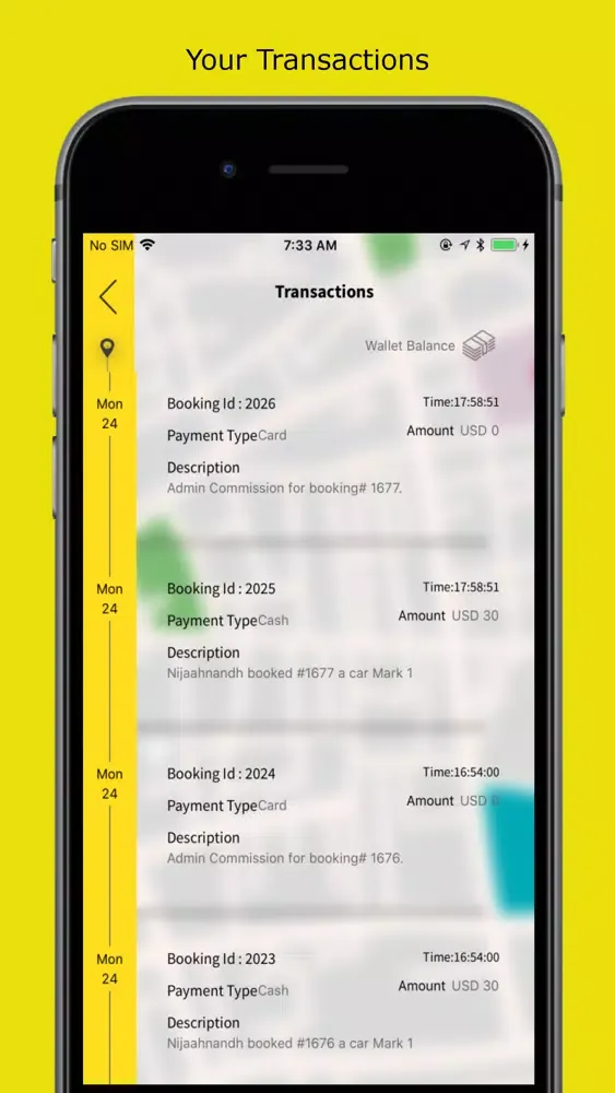 Screenshot di TaxiSoftR Driver