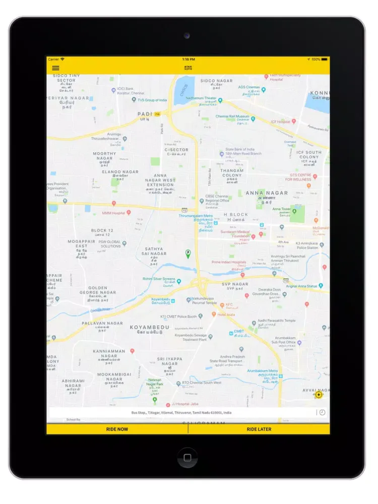TaxiSoftR iPad 应用截图