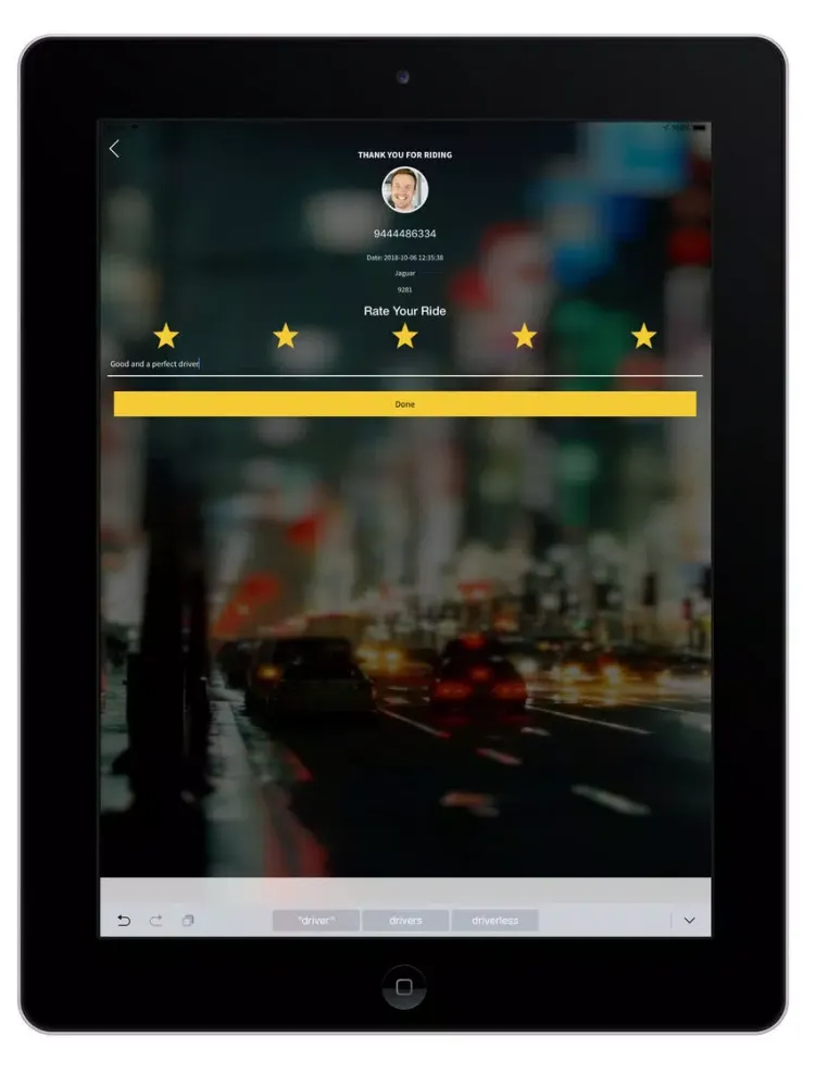 TaxiSoftR iPad 应用截图