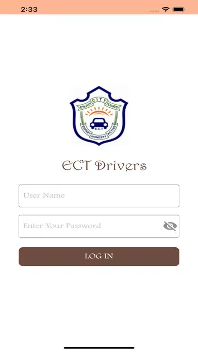 Tangkapan layar ECT Driver
