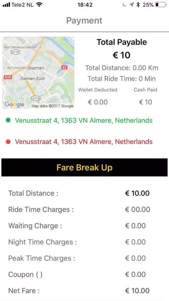 TaxiUapp Ekran Görüntüleri