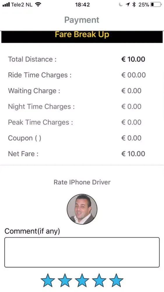 TaxiUapp Ekran Görüntüleri