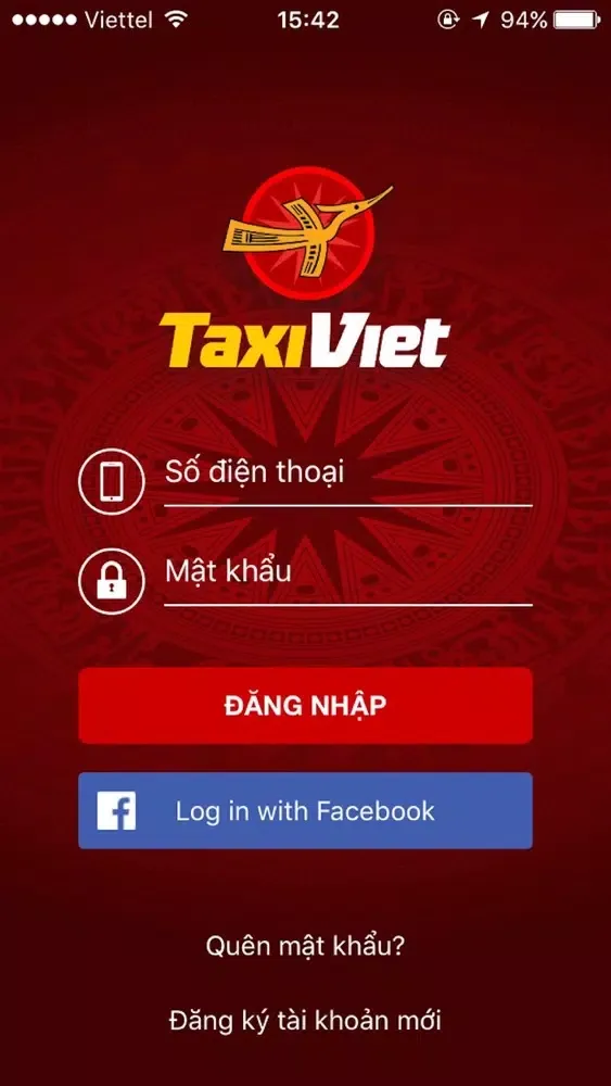 Zrzuty ekranu Taxi Việt - Taxi Phú Thọ