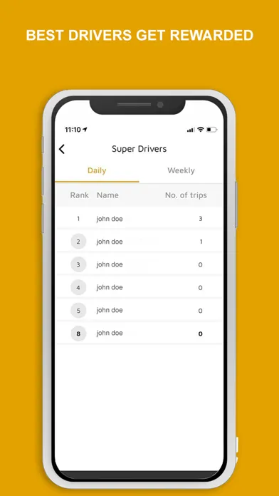 Tangkapan skrin Taxiye Driver