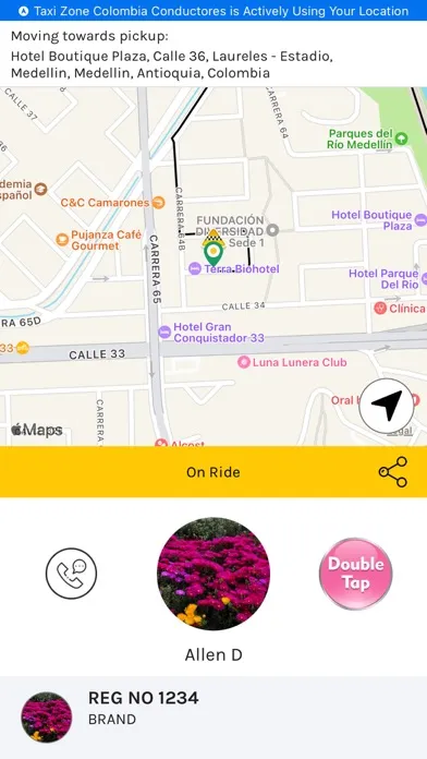 Captures d'écran de Taxi Zone Pasajeros