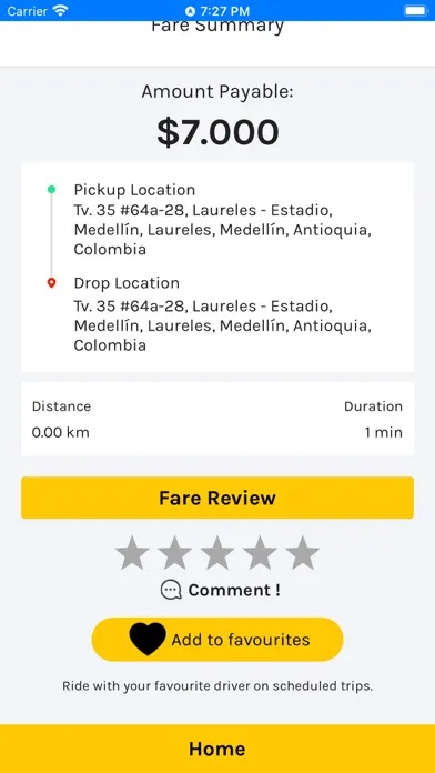 Captures d'écran de Taxi Zone Pasajeros