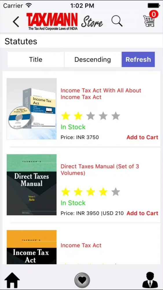 Taxmann Store スクリーンショット