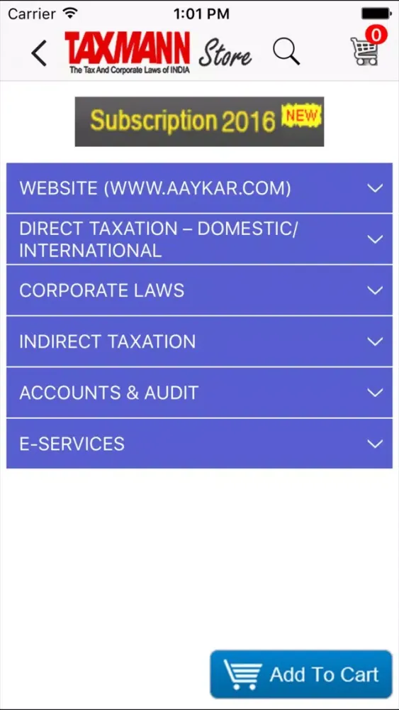 Taxmann Store スクリーンショット