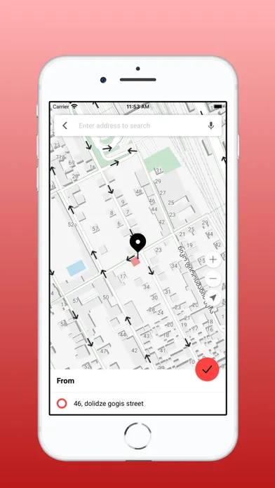 Capturas de pantalla de Red Taxi - order a taxi