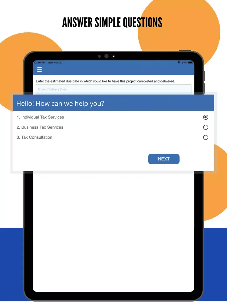 TaxZen - Your 24/7 CPA iPad  Screenshots