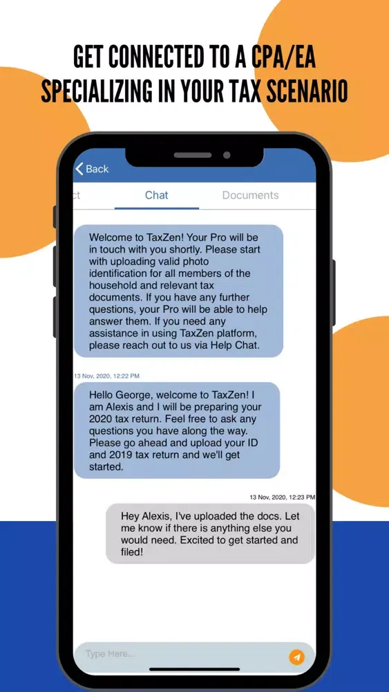 TaxZen - Your 24/7 CPA Screenshots