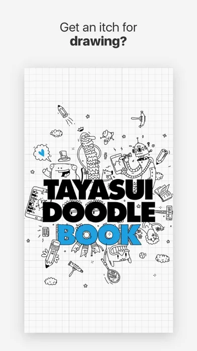 Capturas de tela do Tayasui Doodle Book