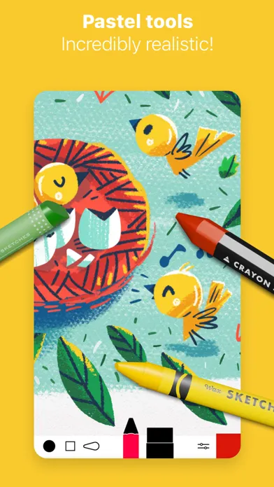 Capturas de pantalla de Tayasui Sketches
