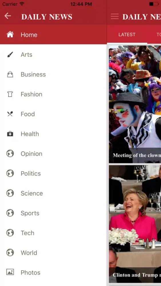 Capturas de pantalla de App for Wordpress News Website - Daily News