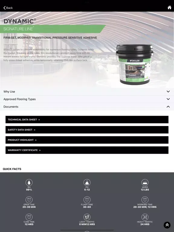 Taylor Adhesives iPad  স্ক্রিনশট
