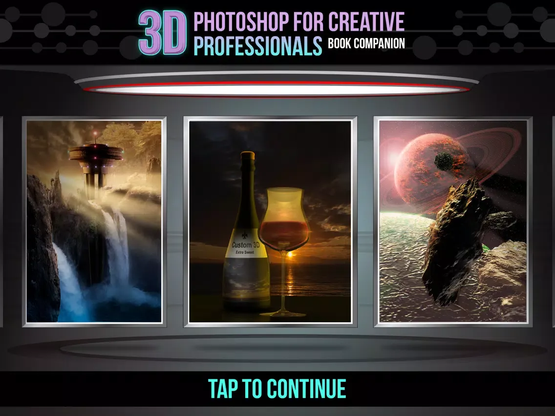 3D Techniques for Photoshop – Book Companion App iPad  スクリーンショット