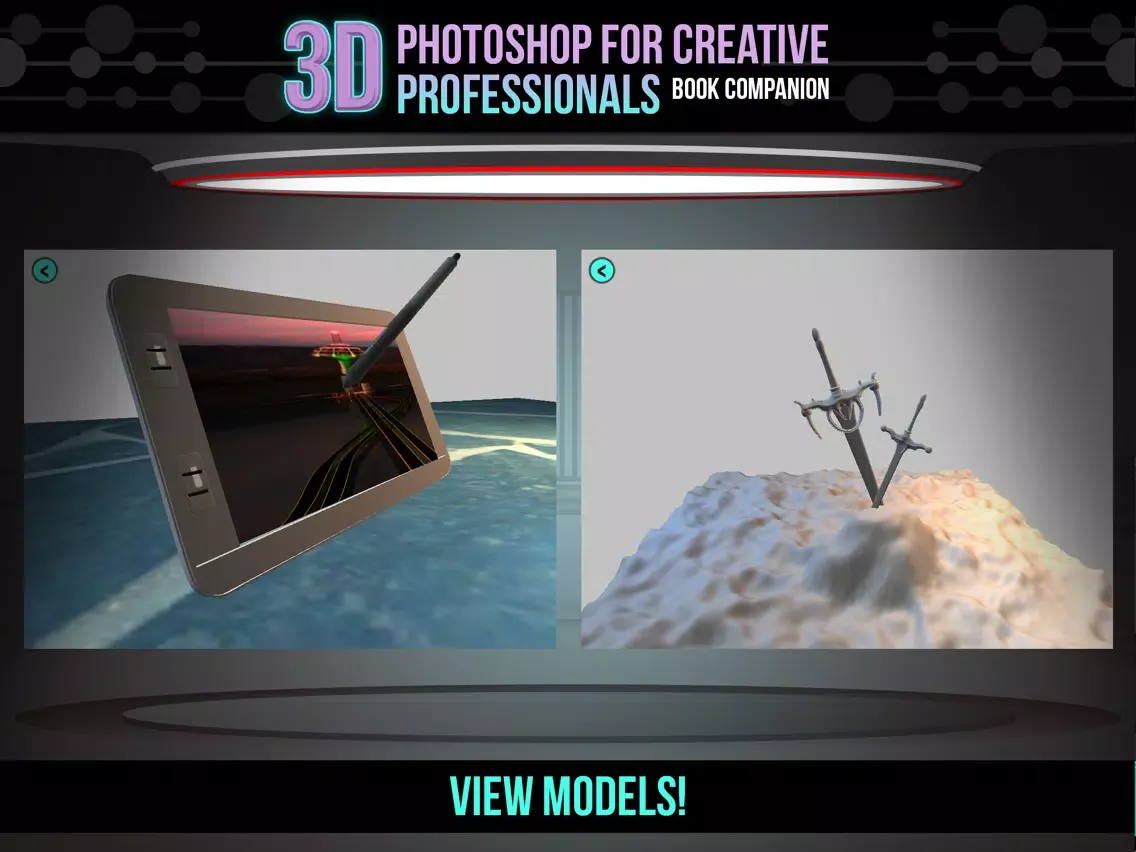 3D Techniques for Photoshop – Book Companion App iPad  スクリーンショット