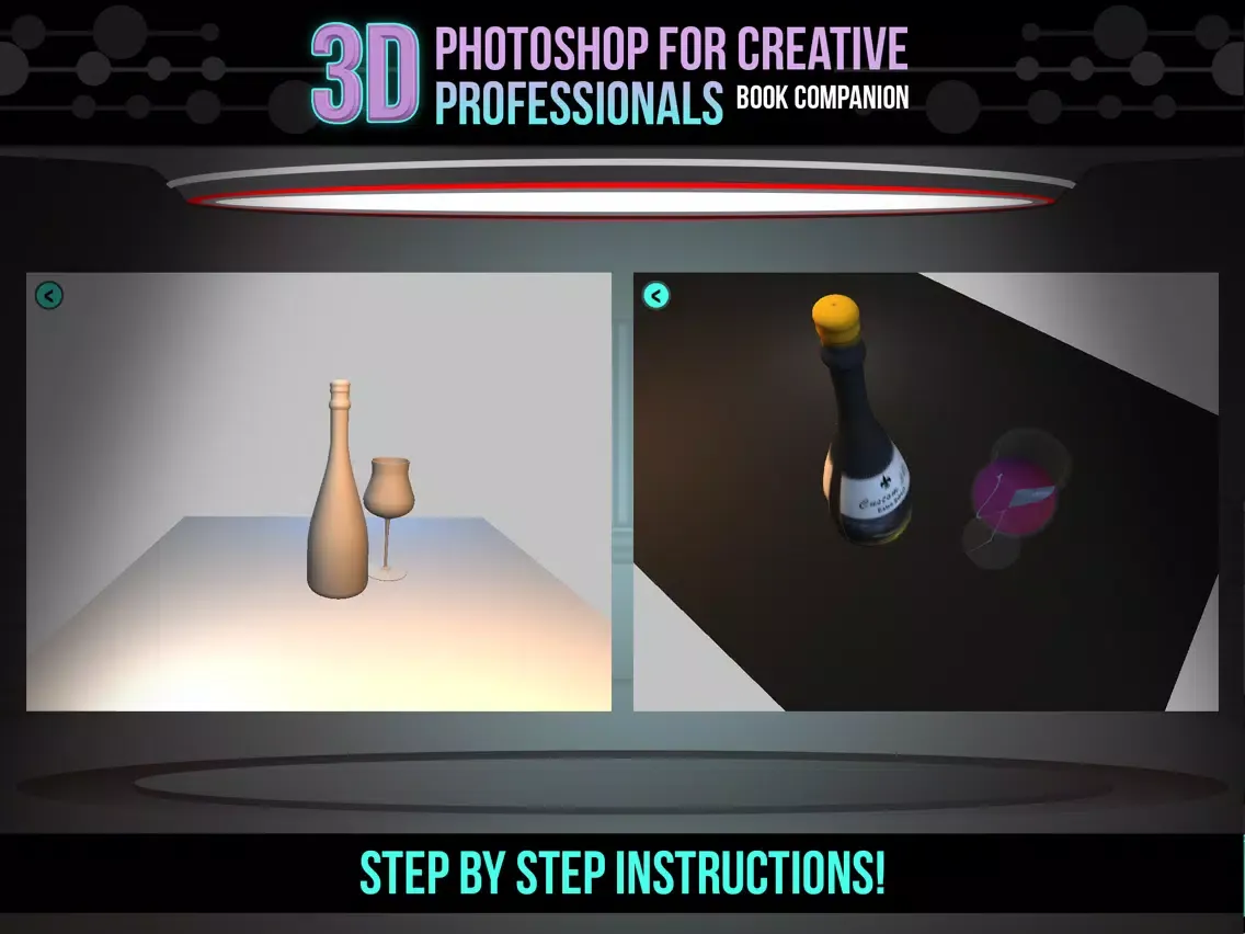 3D Techniques for Photoshop – Book Companion App iPad  スクリーンショット