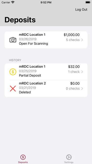 Taylor County Bank mRDC Screenshots