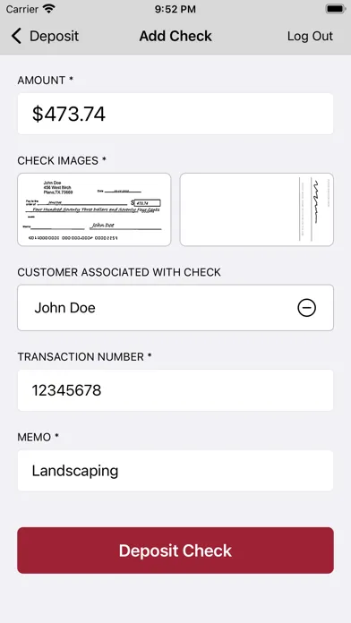 Taylor County Bank mRDC Screenshots