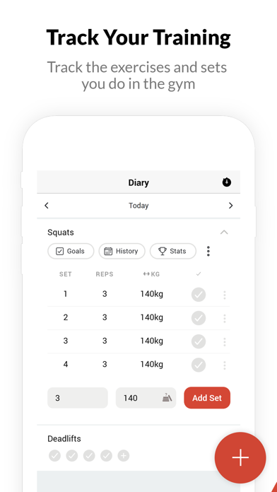 Intensity - Workout Journal Screenshots