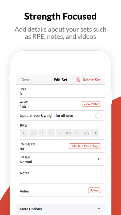 Intensity - Workout Journal Screenshots