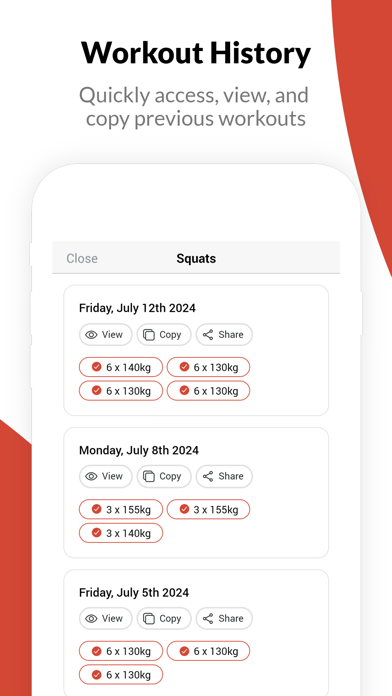 Intensity - Workout Journal Screenshots