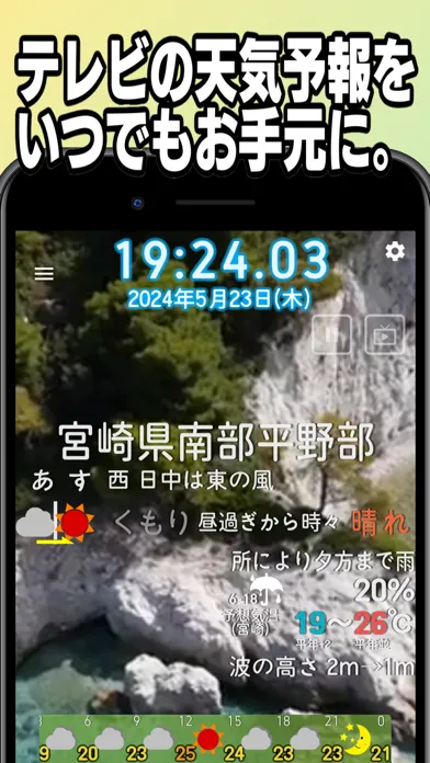 お天気のお知らせ ～気象庁非公式アプリ～ 스크린샷