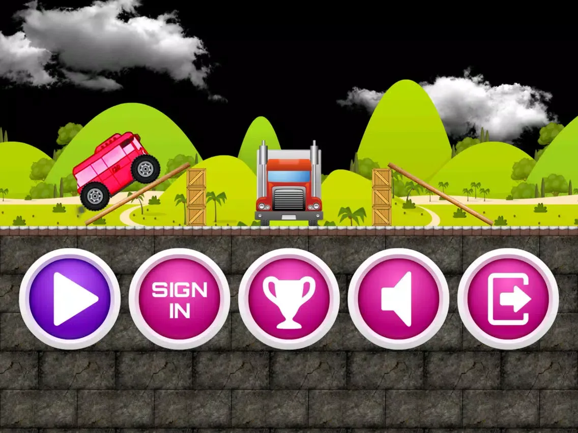 Tangkapan layar Tayo Hill Climb Game iPad 