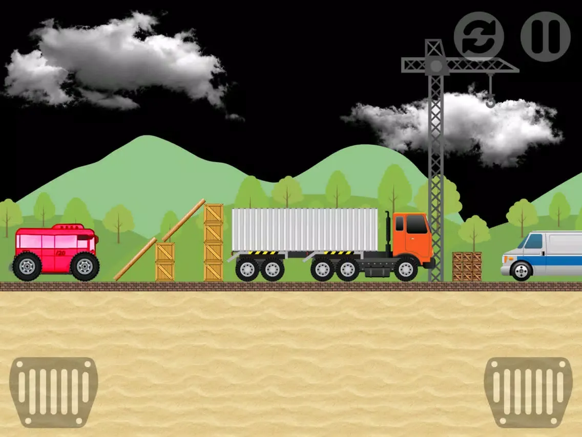 Tangkapan layar Tayo Hill Climb Game iPad 