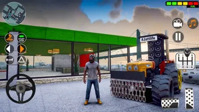 Tangkapan skrin Real Tractor Farming Games