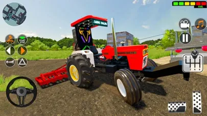 Tangkapan skrin Real Tractor Farming Games