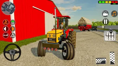 Tangkapan skrin Real Tractor Farming Games