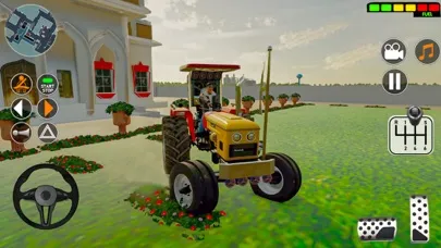 Tangkapan skrin Real Tractor Farming Games