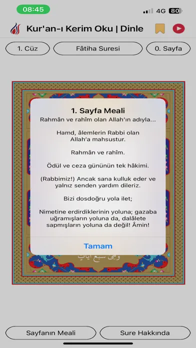 Kur'an-ı Kerim Oku / Dinle سکرین شاٹس