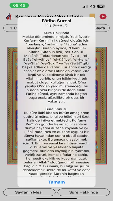 Kur'an-ı Kerim Oku / Dinle سکرین شاٹس