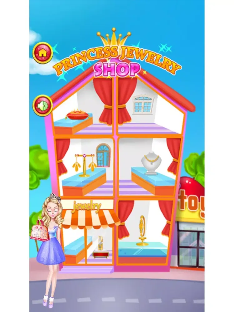 Ảnh chụp màn hình của PRINCESS JEWELRY SHOP MAKEUP iPad 
