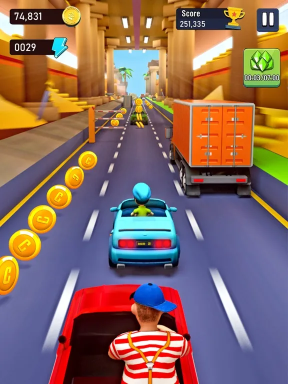 Mini Car Rush 3D Racing Games iPad 应用截图