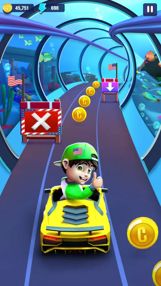 Ảnh chụp màn hình của Mini Car Runner - Racing Games