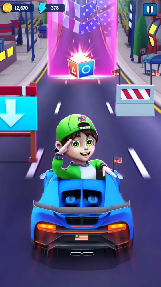 Ảnh chụp màn hình của Mini Car Runner - Racing Games