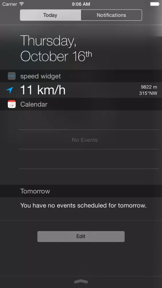 speed tracker widget سکرین شاٹس