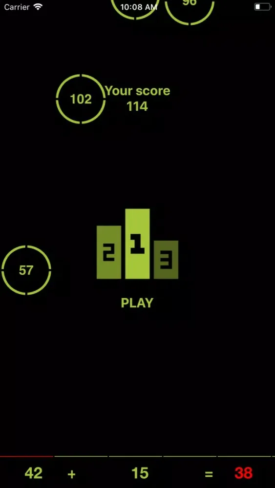 Sum-Challenge Screenshots